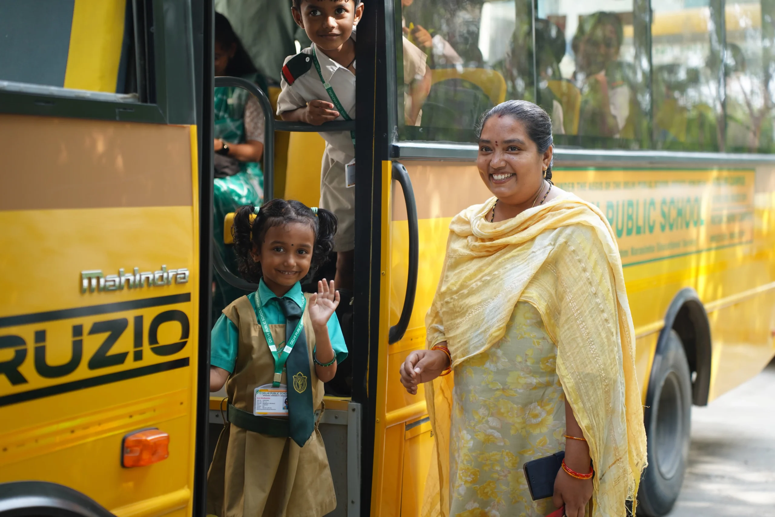 School Transport at DPS Patancheru